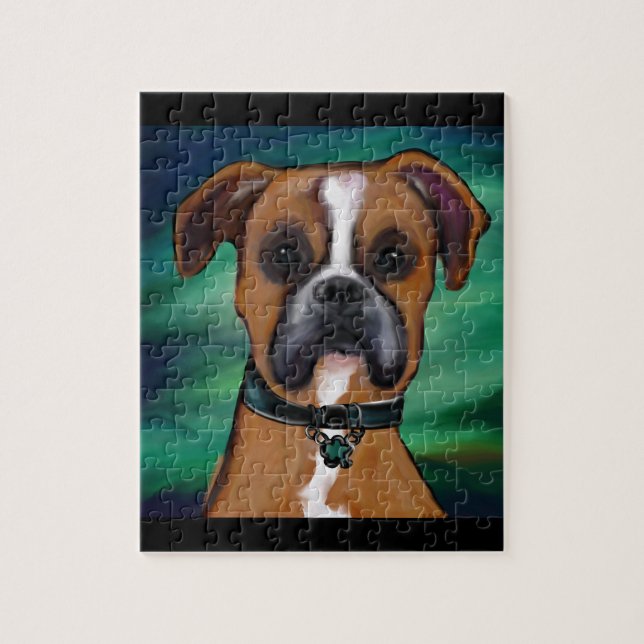 Boxerhund Puzzle (Vertikal)