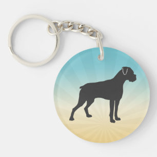 Boxerhund Schlüsselanhänger