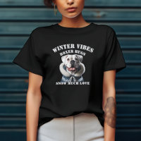 Boxerhund Schnee Viel Liebe