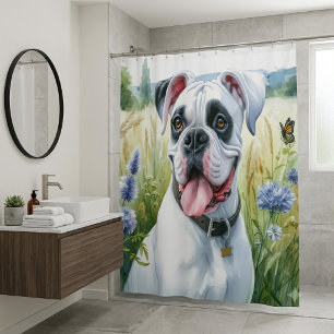 Boxerhund-Schönheit Duschvorhang