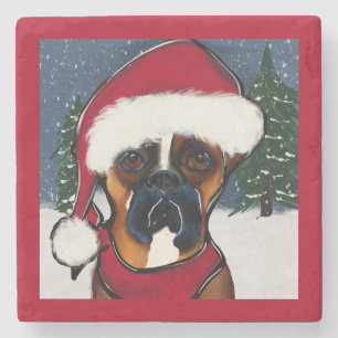 Boxerhund Steinuntersetzer