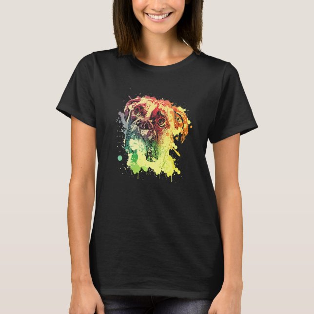 Boxerhund T-Shirt (Vorderseite)