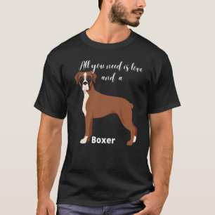 Boxerhund Tier Haustier T-Shirt