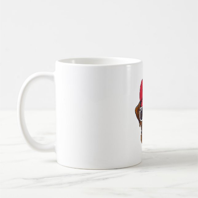 Boxerhund USA Kaffeetasse (Links)