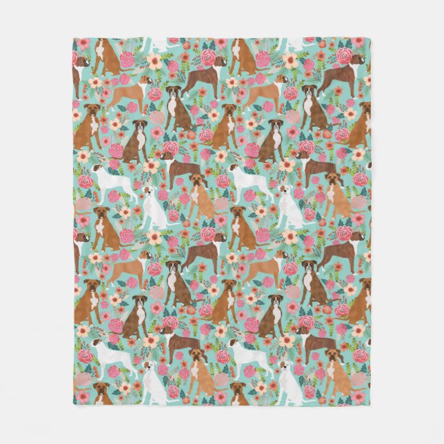 Boxerhunde Decke - niedliche Hundedecke (Vorderseite)