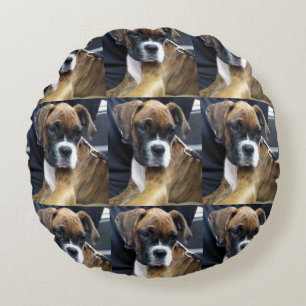 BOXERHUNDE-Kissen Rundes Kissen