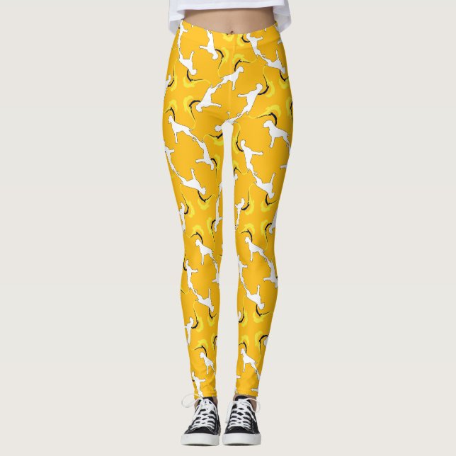 Boxerhunde Leggings (Vorderseite)
