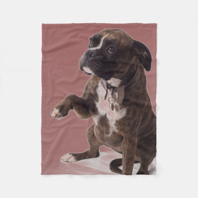 Boxerhundedecke Fleecedecke (Vorderseite)