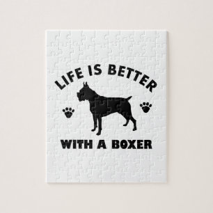 Boxerhundeentwurf Puzzle