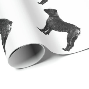 BoxerhundePackpapier Geschenkpapier