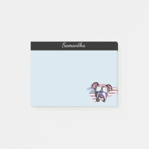 Boxerhundepersonalisierte Post-Itanmerkungen Post-it Klebezettel