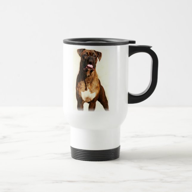 Boxerhundereise-Tasse Reisebecher (Rechts)