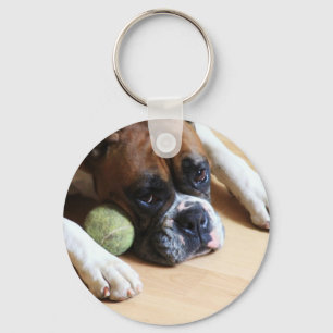 BoxerhundSchlüsselanhänger Schlüsselanhänger