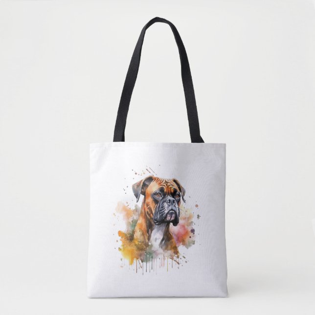 BoxerLove Wasserfarben Artwork - Loyal Canine Bree (Vorderseite)