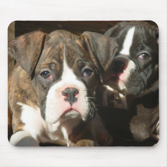 Boxerpuppen Mousepad (Vorne)