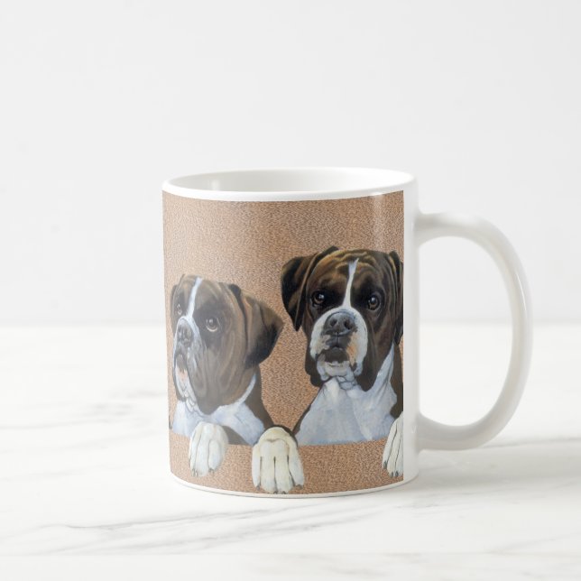 Boxers Dog Tasse Cup (Rechts)
