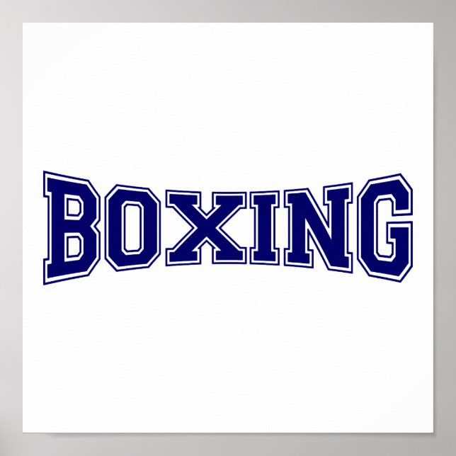 Boxerstil Poster (Vorne)