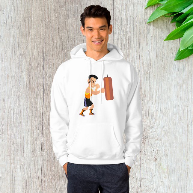 Boxertraining mit Stanzbeutel Hoodie (Von Creator hochgeladen)