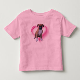 Boxerwelpe scherzt Shirt