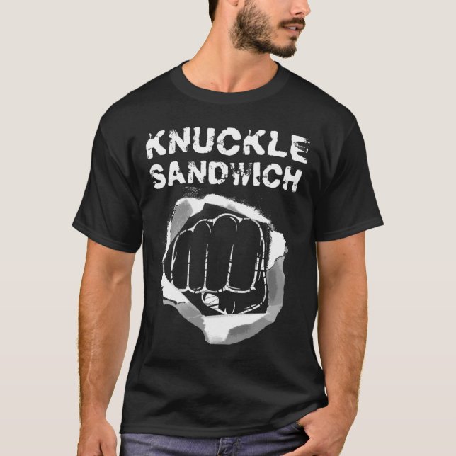 Boxfaustpunch Knuckle Sandwich Boxer Fighter T-Shirt (Vorderseite)