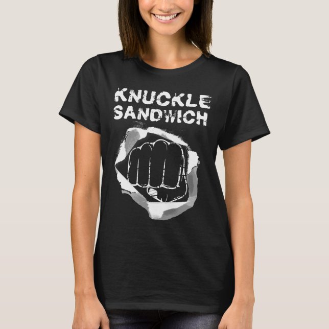 Boxfaustpunch Knuckle Sandwich Boxer Fighter T-Shirt (Vorderseite)