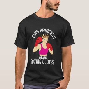 Boxfrauen Boxerkämpfer Boxhandschuhe Sparring T-Shirt
