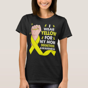 Boxhand ich trage Gelb für meine Mama ENDOMETRIOSE T-Shirt