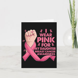 Boxhand ich trage Pink für meine Tochter Brust kan Karte