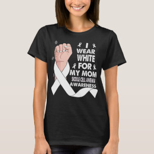 Boxhand ich trage Weiß für meine Mama SICKLE ZELLE T-Shirt