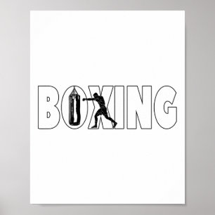 Boxhandschuh-Boxer für Männer Jungen  Poster