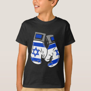 Boxhandschuh mit der Flagge Israels T-Shirt