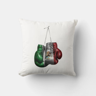 Boxhandschuh T-Shirt - Mexiko Vintage-Flagge Kissen