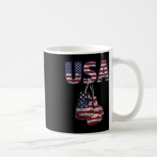 Boxhandschuhe Amerikanische Flagge T-Shirt für Dam Kaffeetasse