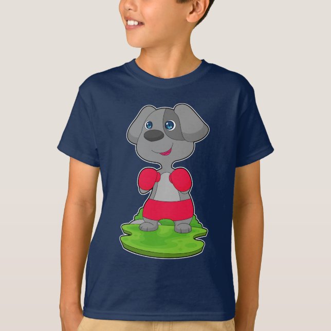 Boxhandschuhe Boxen Boxen T-Shirt (Vorderseite)