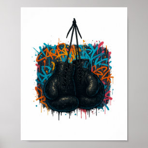Boxhandschuhe Boxen Sport Leichtathletik Poster