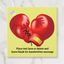 Boxhandschuhe Design Fevor Card Geschenkanhänger