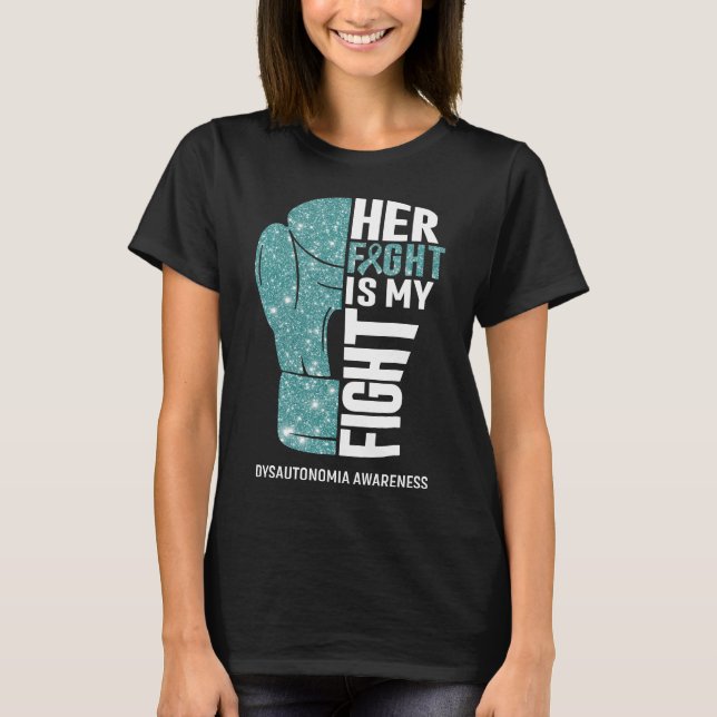 Boxhandschuhe Dysautonomie Krieger T-Shirt (Vorderseite)