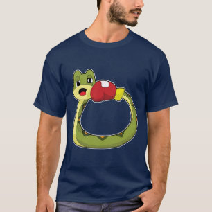 Boxhandschuhe für Schlange Boxen T-Shirt