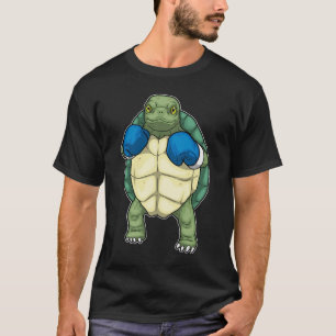 Boxhandschuhe für Turtle Boxer Boxing T-Shirt