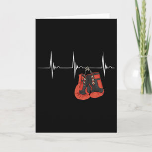 Boxhandschuhe Herzschlag Ekg Puls Mma Boxen Kickb Karte