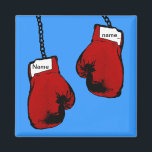 Boxhandschuhe - Individuelle Name Magnet<br><div class="desc">Boxer Glove</div>