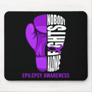 Boxhandschuhe kämpfen niemand allein gegen Epileps Mousepad