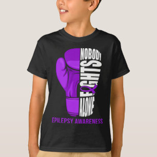 Boxhandschuhe kämpfen niemand allein gegen Epileps T-Shirt