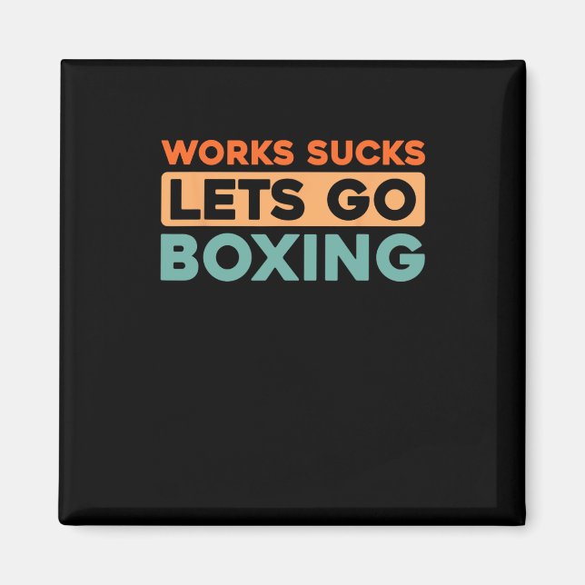 Boxhandschuhe - Kämpfer Sparring Boxen  Magnet (Vorne)