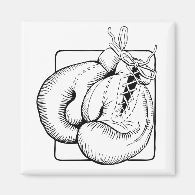 Boxhandschuhe Magnet (Vorne)