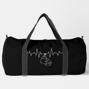 Boxhandschuhe mit Herzschlag Duffle Bag