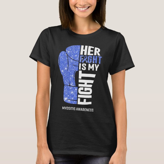 Boxhandschuhe Myositis Warrior T-Shirt (Vorderseite)