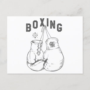Boxhandschuhe Postkarte