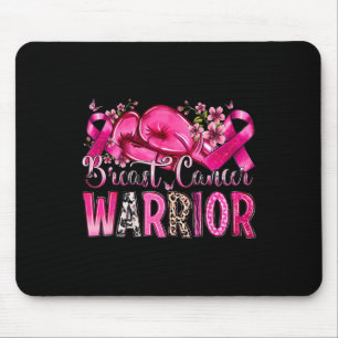 Boxhandschuhe Rosa-Ribbon-Brustkrebs-Kriegerin Aw Mousepad