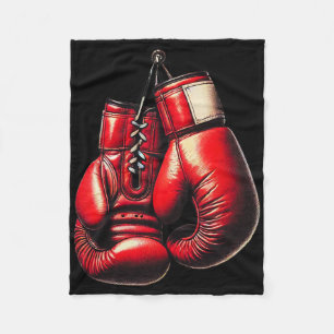 Boxhandschuhe Rot Boxen Sport Boxer Kickboxen Fleecedecke